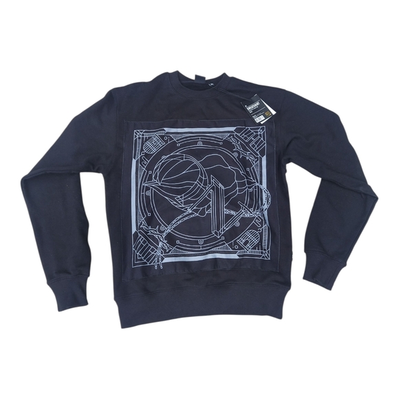 BTS Bring The Pain Black Crewneck Sweatshirt Size M K-Pop NWT Korea Rare Shirt - Picture 1 of 9